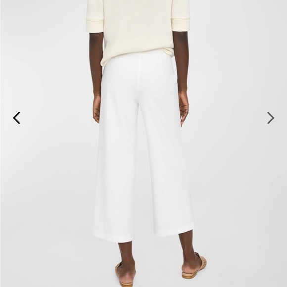 Theory "Terena" pants  White Precsion Ponte- Size 4 - Picture 2 of 5